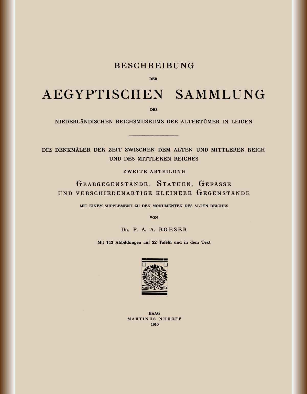 Beschreibung-der-aegyptischen-sammlung-1910-cover