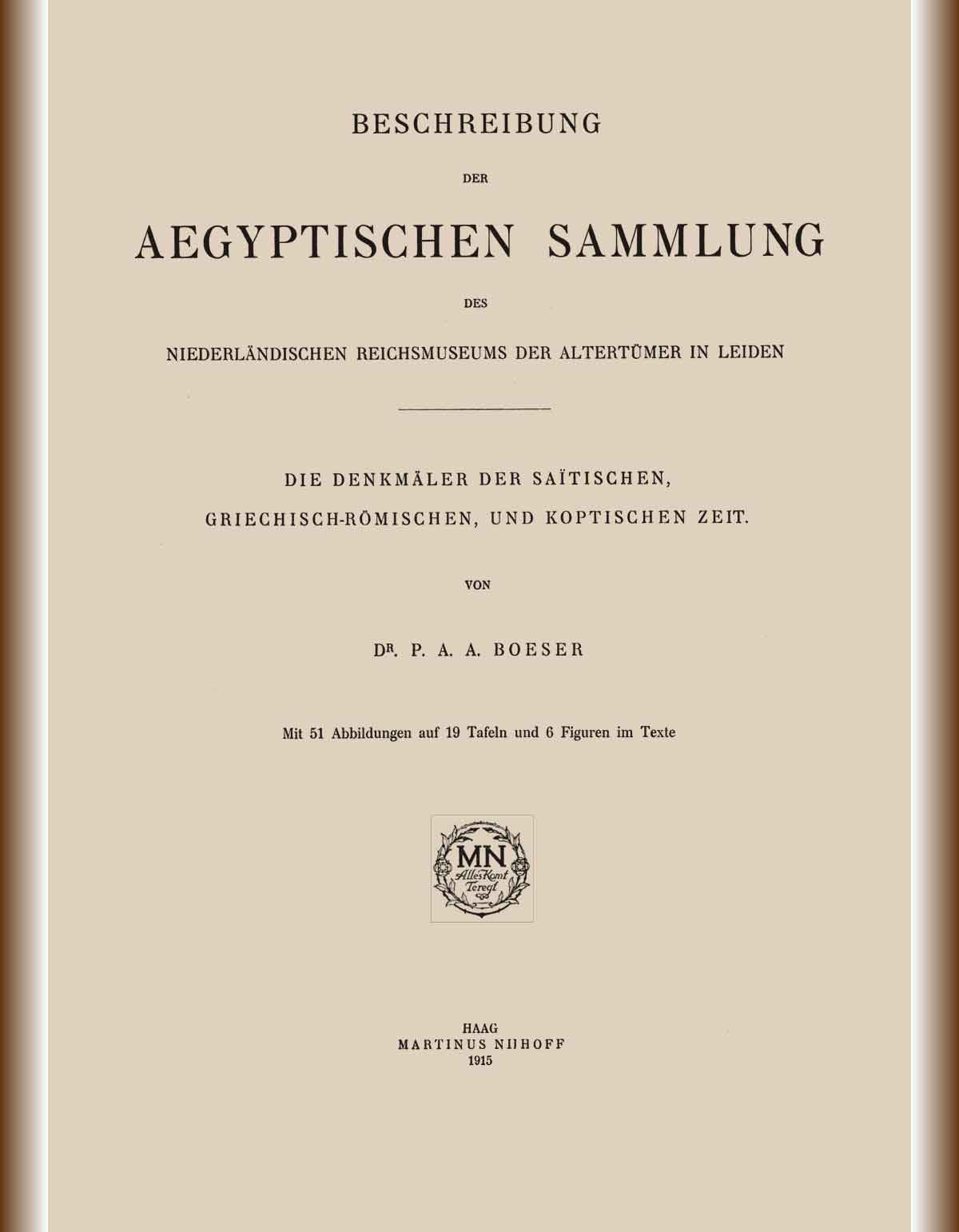 Beschreibung-der-aegyptischen-sammlung-1915-cover