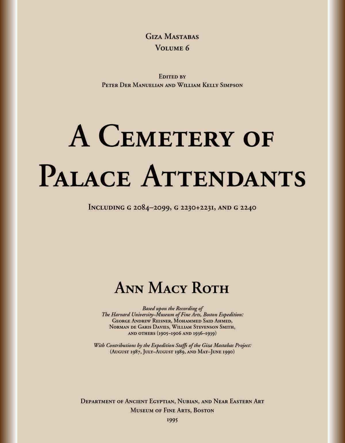 A Cemetery of Palace Attendants-cover