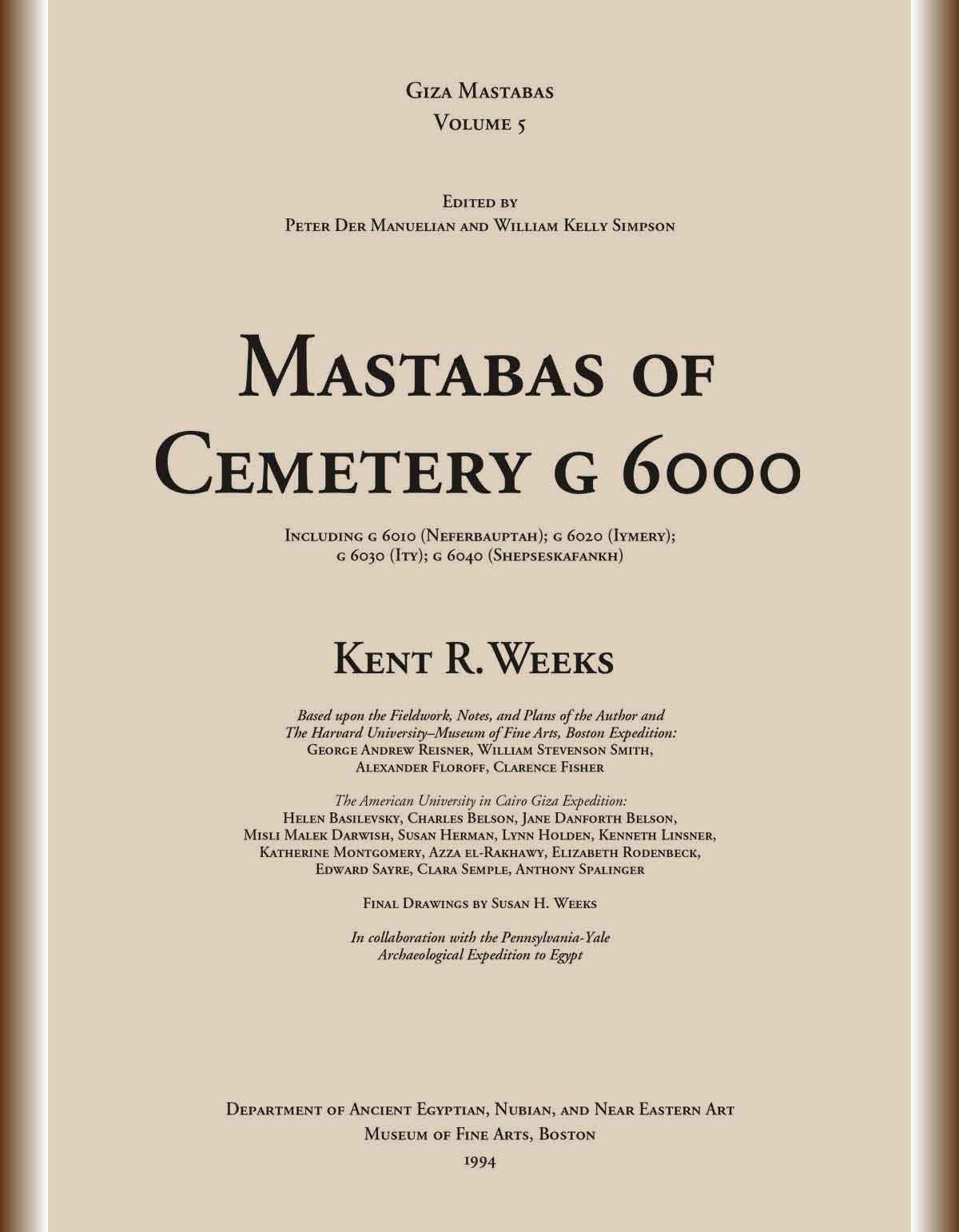 Mastabas-of-Cemetery-G-6000-cover